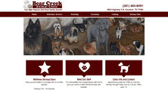 Desktop Screenshot of bearcreekanimalclinic.com